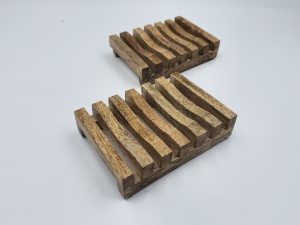 Eco-Friendly Rectangle Durable Mango Wood <b>Soap</b> Dishes - Product Image 5