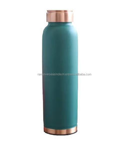 Botella de Cobre Hecha a Mano de Alta Calidad para Camping, Auto y Oficina, Apta para Lavavajillas, Varios Tamaños y Diseños - Product Image 1