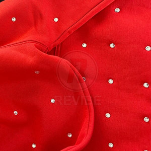 Sweat-shirts à strass tendance pour hommes, pour l'extérieur et l'hiver - Design uni décontracté, 100% coton polaire respirant - Product Image 6