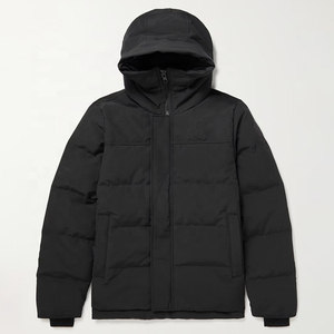 Wholesale Custom logo heavy warm Outdoor <b>jacket</b> plus size hooded coat high quality men's coat hooded custom thick puffer <b>jacket</b> - Product Image 1