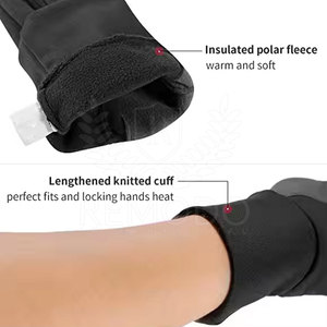 Gants de sport extensibles à motif personnalisé, longueur poignet, en coton/polyester durable, chauds pour tenues par temps froid - Product Image 2