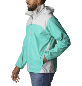เสื้อแจ็คเก็ตผู้ชายสีเทาแบบมีฮู้ด ผ้า softshell กันน้ำ ซิปหน้า ป้องกันลม ทรงปกติ ใส่ได้ทุกฤดู - Product Image 6