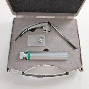 Ensemble Combo LED Endochoice pour Professionnels Médicaux et Vétérinaires, pour Anesthésie, Intubation d'Urgence, Laryngoscope, 3 Lames Macintosh, 3 Lames Miller - Product Image 1