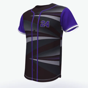 OEM Service Groothandel Sportkleding Team Uniform Baseball Jersey Op Maat Ontwerp Snel Droogend Ademend Professioneel Baseball Jersey - Product Image 4