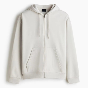 Nouveau sweat-shirt à capuche uni personnalisé, coupe classique, en coton French Terry, décontracté, pour l'automne - Product Image 1