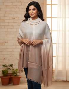 100% LINEN OMBRE SHADED <b>SHAWL</b> OR <b>SCARF</b> - Product Image 4