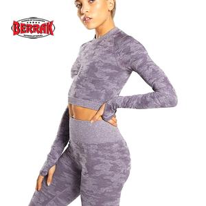 Conjuntos de entrenamiento de dos piezas para mujer, camisetas sin mangas con cuello redondo y mallas de LICRA Push Up hasta el tobillo - Product Image 2