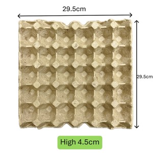 Recycled <b>Paper</b> Eco-Friendly Rectangular Eggs Tray-Customizable Recyclable & <b>Biodegradable</b> - Product Image 2