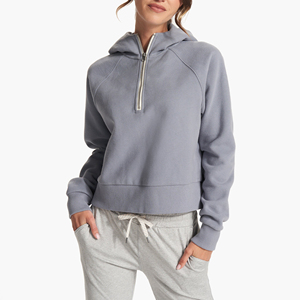 Sudadera Corta Holgada para Mujer, de Manga Larga, Suave, Estilo Informal, para Ejercicio, Baile, Fitness, Uso Diario y Descanso - Product Image 4