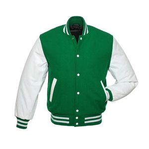 Veste de baseball d'hiver professionnelle 100% polyester, style luxueux, mode hiver, grandes tailles, design OEM, veste varsity à vendre - Product Image 5