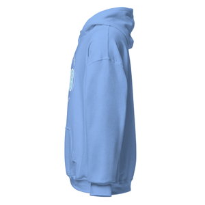 Unisex <b>Light</b> Blue Hoodie <b>Circle</b> Embroidered Graphic Pullover Fleece Sweatshirt Long Sleeve Casual Winter Apparel - Product Image 2