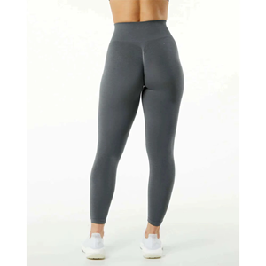 Womens Solid Athletic Workout Leggings High Stretch Spandex Polyester Gym Yoga <b>Pants</b> Breathable Full Length Activewear - Product Image 4