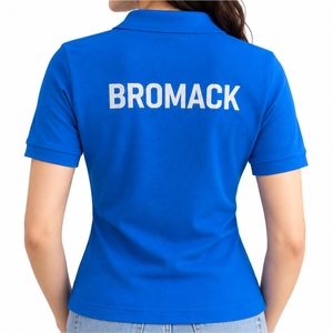 <b>Women</b> <b>Polo</b> <b>Shirt</b> Short Sleeve Collared Casual Top Custom Apparel Manufacturer OEM Manufacturer Solid Color Wholesale Apparel - Product Image 2