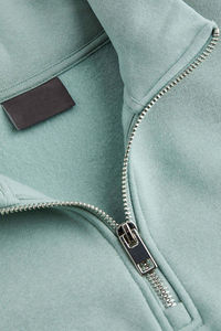 Sweat-shirt Homme Hiver Chaud à Demi-Zip Personnalisé Prix de Gros / Sweat-shirt Homme Uni à Demi-Zip Style Décontracté Streetwear - Product Image 3