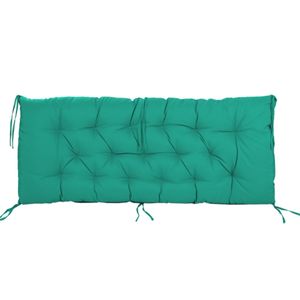 Cuscini per altalena da esterno da 60 pollici, impermeabili, spessi 4 pollici, cuscini di ricambio per altalena da veranda, cuscini per schienale con lacci, cuscini per esterni - Product Image 6