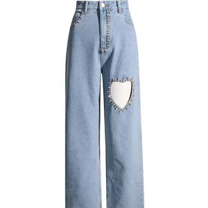 Hiver Dentelle Décorée Velours Taille Haute Flare Pantalon Femmes Casual Respirant Séchage Rapide Anti-Rides Pleine Longueur Service OEM - Product Image 1