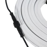 Bande lumineuse LED flexible 10W DC12V pour piscine, étanche IP68, RGBW, gaine en silicone, résistante aux intempéries, découpable, surface en dôme
