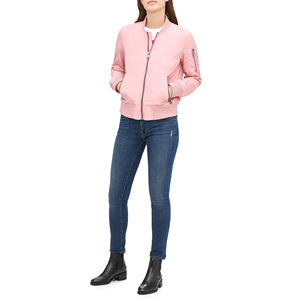 Chaqueta Bomber Color Rosa Primavera 2026 para Mujer, Chaqueta Casual Suave, Abrigo de Moda para Mujer, Prenda para Combinar en Capas - Product Image 5