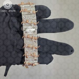Montre de luxe pour femme Charm_Jewells en acier inoxydable, boîtier rond 30 mm, quartz analogique, bracelet en cristal de saphir et diamants, tendance - Product Image 4