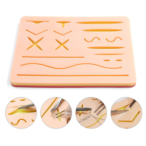 Kit d'entraînement à la suture pour étudiants, avec guide de formation, coussin de suture réutilisable en acier inoxydable allemand, pour la pratique chirurgicale manuelle - Product Image 4