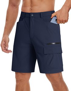 Men’s Smart Casual Cargo Shorts with Elastic Waist Simple Design and Premium Comfort Feel - Product Image 1