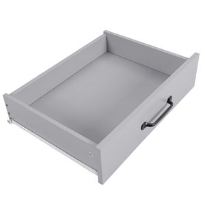 Îlot de cuisine K K avec poubelle intégrée, armoire de rangement, chariot de cuisine à feuilles rabattables avec étagère à épices, porte-serviettes et tiroir roulant - Product Image 1