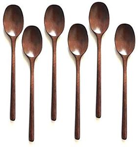 Handmade Pure Natural Wooden Wedding Eco-Friendly Durable Long Handle <b>Mirror</b> Polish Stir Spoon for Coffee Mixing - Product Image 2