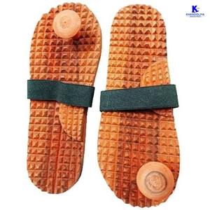 Pantuflas de Madera K-Star K375 para Acupresión, Calzado Tradicional de Reflexología para Alivio del Dolor, Corrección de Postura y Bienestar - Product Image 2