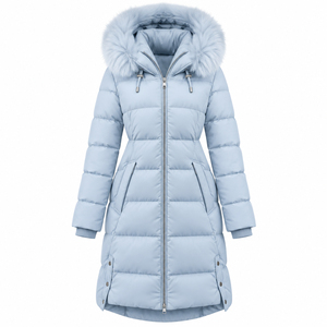 Abrigo Cálido Impermeable con Capucha para Clima Frío, Relleno de Algodón, Chaqueta Deportiva Informal de Talla Grande, Elegante Parka - Product Image 3