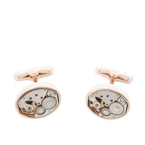 High Quality Elegant 925 Sterling Silver Enamel Inlay Cufflinks for Unisex Premium Grade Exquisite Craftsmanship Wedding - Product Image 2