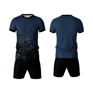 Ensemble de vêtements de sport haut de gamme EclipseMotion Digital Fade Football pour hommes, style streetwear urbain, design performant pour le sport - Product Image 1