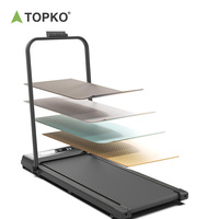 Tapis de course électrique TOPKO pour la maison, petit, pliable, ultra-silencieux, mini-machine de fitness pour la marche, tapis de marche pliable pour la maison