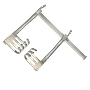 Écarteur de laminectomie style Frazier 8 cm à 4 branches en acier inoxydable, instrument chirurgical de colonne vertébrale, outil chirurgical de qualité allemande - Product Image 6