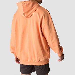 Custom Men High Street Style Oversized Pullover Hoodies Polyester/Cotton <b>Fabric</b> Wholesale Men's Hoodies & Sweatshirts - Product Image 6