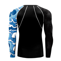 Rashguard pour homme en matière douce, haute qualité, très demandé, design élégant, lavable, facile à porter.