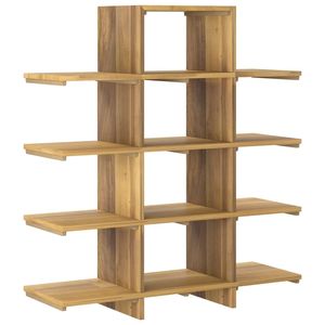 Librería de madera maciza de teca marrón medio - Product Image 2