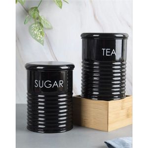 Boîte de rangement de cuisine en métal galvanisé, hermétique, avec poignée, pour thé, café, sucre, pour la décoration de la maison, vente en gros - Product Image 5