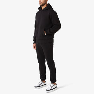 OEM Wholesale Men's High Quality Jogger <b>Track</b> <b>Suit</b> Hooded Jogging Set Customizable Logo Adult Sports Training Tracksuit - Product Image 2