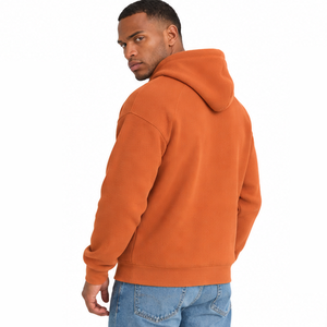 <b>Men</b> Waffle Knit Hoodie Custom Pullover <b>Thermal</b> Hooded Sweatshirt Casual Long Sleeve Textured Sportswear Streetwear OEM ODEM - Product Image 3