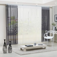[Worldblind] Uni-curvers Smart Dream Rideau Vertical Intelligent à Télécommande en Polyester Voilage Vertical Filtrant la Lumière