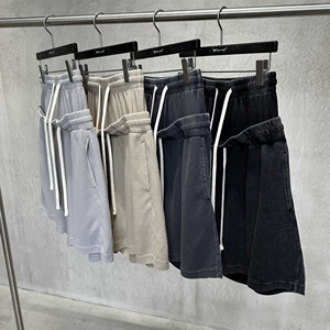 Shorts de sport pour hommes personnalisés avec logo, shorts d'entraînement pour hommes, shorts de fitness, shorts de course, shorts de sport délavés à l'acide pour hommes - Product Image 3