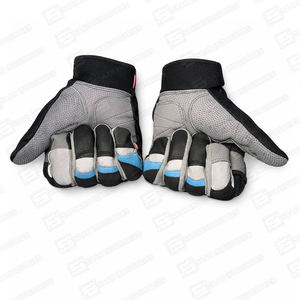 Guantes de Bateo de Béisbol y Sóftbol de Cuero Vacuno Personalizados, Cierre de Velcro Ambidiestro, Transpirables, Ligeros, Flexibles y Duraderos - Product Image 3