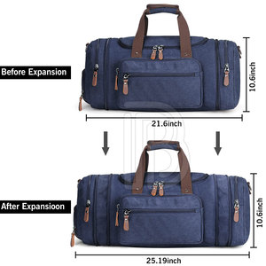 Bolsa de Viaje Deportiva Ligera y Expandible de 50-70L, de Poliéster, Gran Capacidad, para Uso en Exteriores, Venta al por Mayor, Logotipo Personalizado - Product Image 6