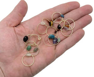 แหวนลวดพันประดับโกเมนแดงทำมือ - แหวนทองปรับขนาดได้ประดับพลอยธรรมชาติ - ของขวัญเครื่องประดับประจำเดือนมกราคม - Product Image 4