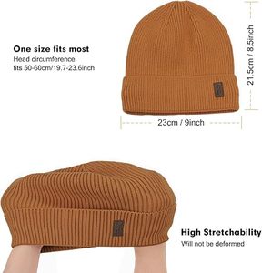 Gorro de Punto Unisex Personalizado al por Mayor con Logotipo y Bordado, 100% Acrílico, Cálido, con Puño Acanalado, para Uso en Exteriores - Product Image 3