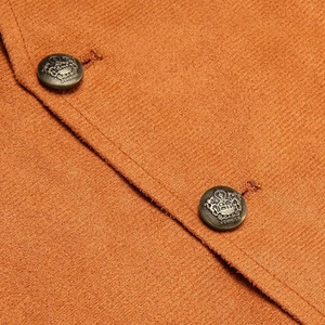 Chaleco de Cuero de Ante con Flecos Estilo Vaquero Occidental para Hombre, Chaleco Casual Vintage con Borlas y Botones a Presión, OEM - Product Image 5