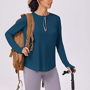 T-shirt léger pour femme à manches longues avec tissu doux, construction fiable et finition soignée, conçu pour un confort optimal - Product Image 6
