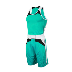 Uniforme de boxe de qualité professionnelle, uniforme de boxe de la meilleure qualité, vêtements légers avec logo personnalisé, uniforme de boxe - Product Image 3