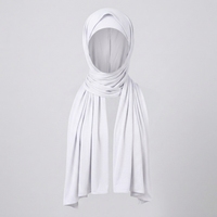 Hijab long musulman d'été de qualité supérieure, respirant et léger pour femmes, avec des propriétés antibactériennes et de séchage rapide, islamique