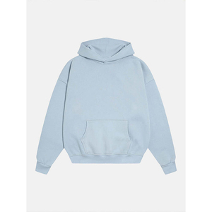Sudadera Corta Estilo Hip Hop, 520GSM, con Capucha, Logotipo Personalizado, Corte Ajustado para Hombre, Otoño Invierno, Deportiva, Manga Larga - Product Image 4